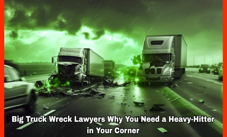 Big Truck Wreck Lawyers Why You Need a Heavy-Hitter in Your Corner