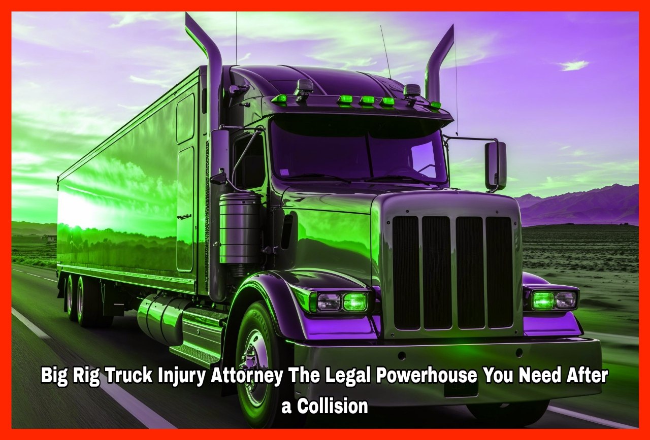 Big Rig Truck Injury Attorney The Legal Powerhouse You Need After a Collision